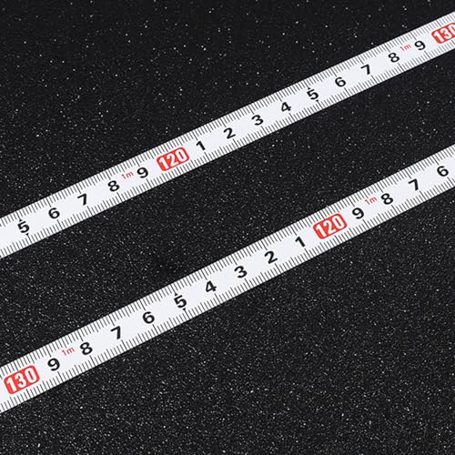 Zelfklevende meetlint Carbon Steel Tape maat 13mm breedte 5 meter lengte Afdrukcoating voor werktafel en wand 5