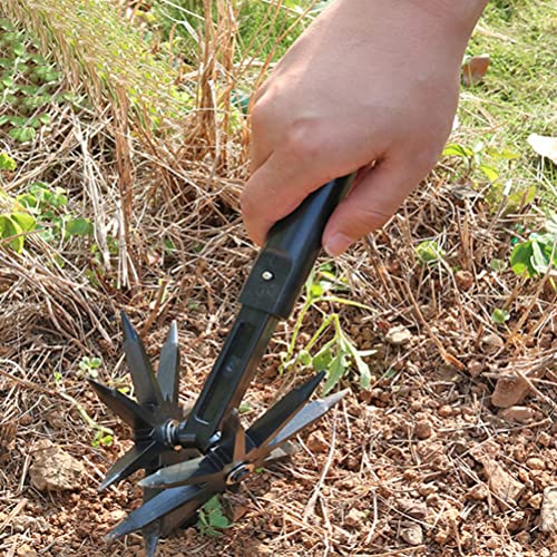 Rotary Cultivator Tool, Handmatig Bodem Turning Tool,Tarden Handheld Tiller Cultivator Cordless Tiller,Tarden Rotary Tiller voor het opnieuw zaaien gras of bodem mengen 5