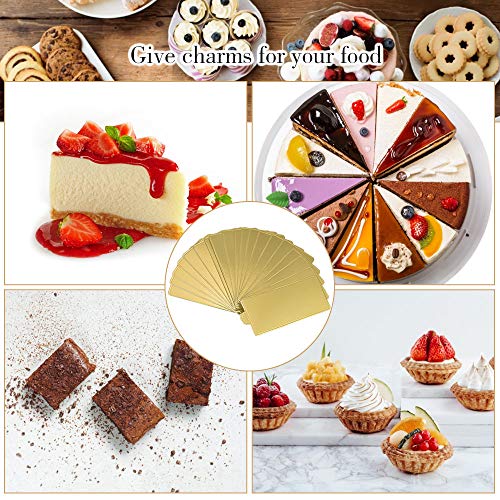 Mini Cake Board, 100 Packs Mous Cake Drum Karton, Gold Food Grad Dessert Displays Tray, Cake Base Paper Plates Dessert Board Base, Cake Pastry Decoratieve voor bruiloft, Verjaardag 5