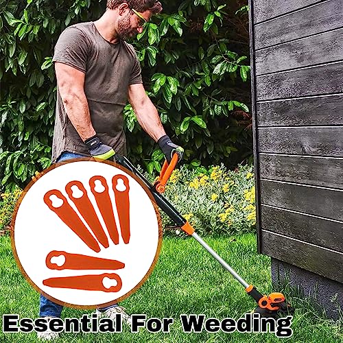 48 st Plastic Cutters Blades Vervanging voor Stihl PolyCut 2-2 4008 007 1000 Grassnijgereedschappen voor grasmaaiers 5