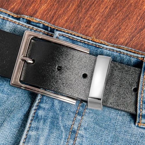 1 3/8" 36mm Riem Loop Houders, 2st Legering Belt Ring Mannen Gesp voor DIY Craft Belt Attachment, Zwart, Zwart, 40mm x 14mm 4