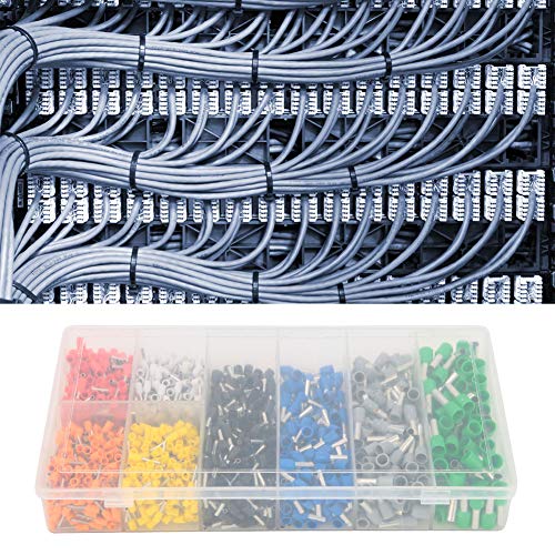 1200Pcs doos voorgeïnsoleerde Ferrule Crimp Tube Terminal Draad Connector 5