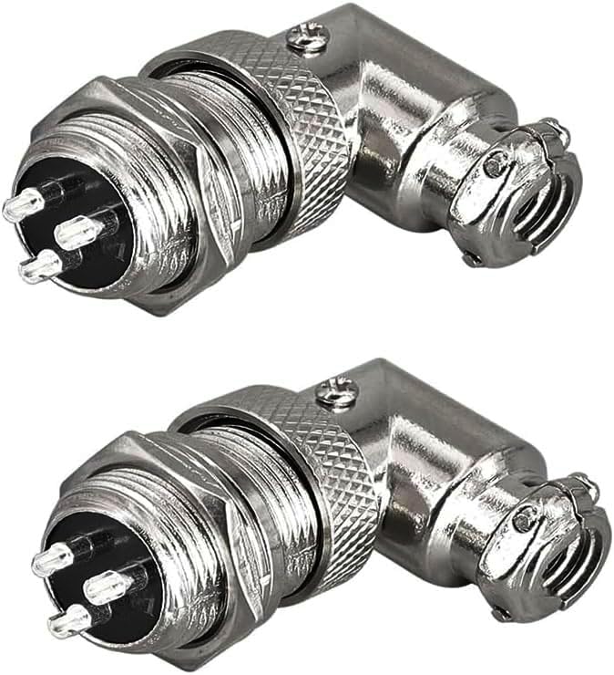 GX16 3Pin Straight Hoek luchtvaartconnector, 16mm 90 Degree Solder Man Vrouwelijke Panel Mount Aviation Plug Cable Connector (GX16 3Pin)