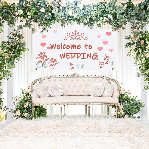 Grote Blanco Banner en tekenen, 4 stuks Polyester Sublimatie Banners met Hangende Touw voor Business Outdoor Wall Vlag Schilderbare DIY Banner tekenen, Wit 2x4 Voeten, 2x6 Voeten 5