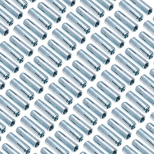 M 16 Impact Holders, Serred Steel Expansion Anker met interne draad, 16mm x 65mm Bolt Sleeve Plug, Machine Bolt Wedge Anker voor beton, steen, bakstenen muur (10 stuks) 5