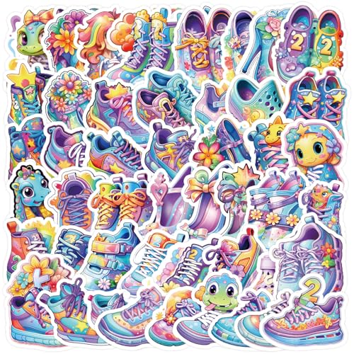 Schoenen Stickers Set Stickers Tieners Volwassenen 50 stuks Schoenen Waterdicht Vinyl decals auto motorfietsen Fiets Skateboard Snowboard Bagage Laptop Koffer Helm Motorfiets Computer