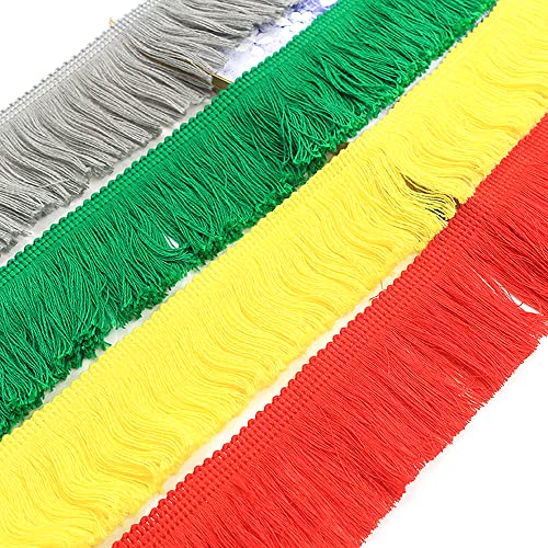 5 m 5 cm Tassels Fringe Land Cutting Fringes Decoratie Band Dans Fringe Naaiaccessoires voor kleding kostuums DIY Naaigordijnen Tafel Runner Decoratie Zwart 4