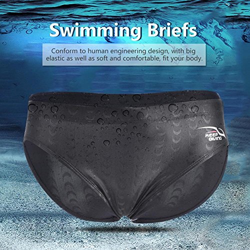 Mannen zwembroeken, Zwembroek Herenhaai Racing Ademend Sneldrogend Waterdicht Zwemmen Competitie Zwemmen Briefs(2XL) Zwemmen Accessoires