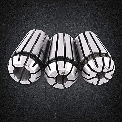 Spring Collets, 3 st ER11 CNC Graveermachine Collet Milling Draaibankhouder Gereedschap 1/8 inch (3.175mm) 4mm 6mm 5