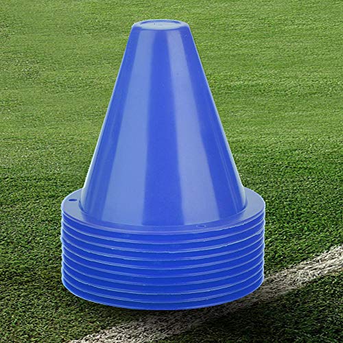 Marker Cone, Voetbal, Traffic Cone, Training Cone, 10 stuks, Voetbalkon, Voetbal, Sport, Training, Cone Marker, Plastic Marker Holder voor kinderen en volwassenen, Snelheid, Behendigheid 4
