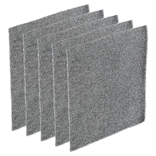 120mm Filterschuimspons, 5 Pack Sponge Sheet Vervanging Media Pad voor Computer Ventilator Zwart