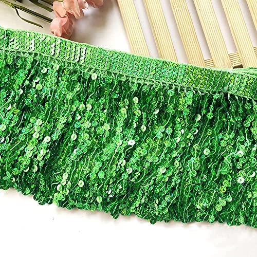5 Yard 16cm Pailletten Fringes Fringes Lint Fringes Lint snijden Fringes Decoratieve Lint Decoratieve Bord Dans Fringes Naaien Accessoires voor DIY ambachten, Kleding, Kostuums, Naaien