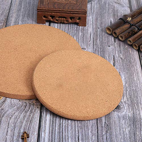 3 Pack Cork Ronde Hot Pot Pan Stand Pads Trivets Mats Keuken Eet- 16cmx1cm 4