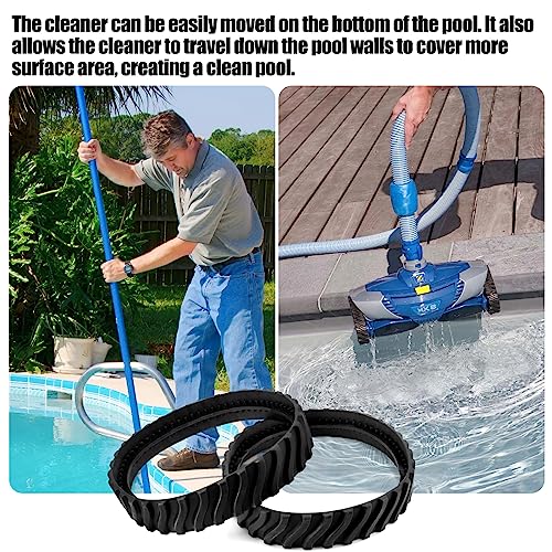 2 Pack Tracks Banden Wiel voor Zodiac MX8 MX6 Baracuda R0526100 Zwembadreiniger 5