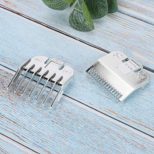 Universele clipper bevestigingskam voor professionele roestvrijstalen snijgeleiding 1,5 mm + 4,5 mm(Electroprating silver) 4