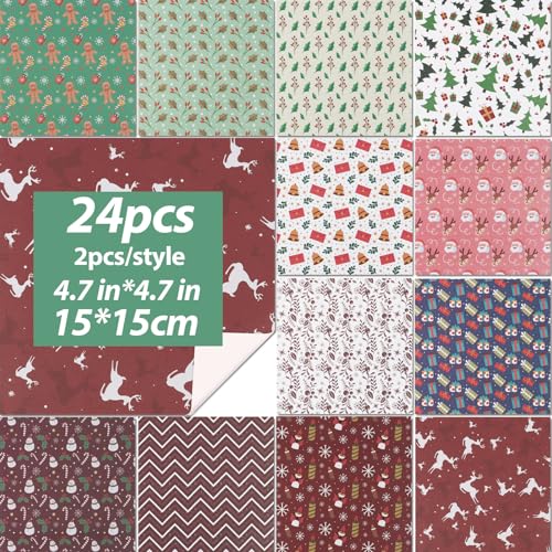 12 Sheets Scrapbook Papier