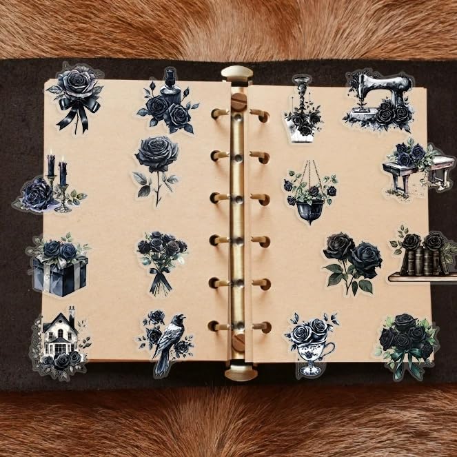 Donkere roze Transparante Stickers voor tieners en volwassenen, 50 stuks, Donkerroze, Waterdichte Vinyl Sticker Set, Auto, Motorfiets, Fiets, Skateboard, Snowboard, Bagage, Laptop, Koffer, Helm 4