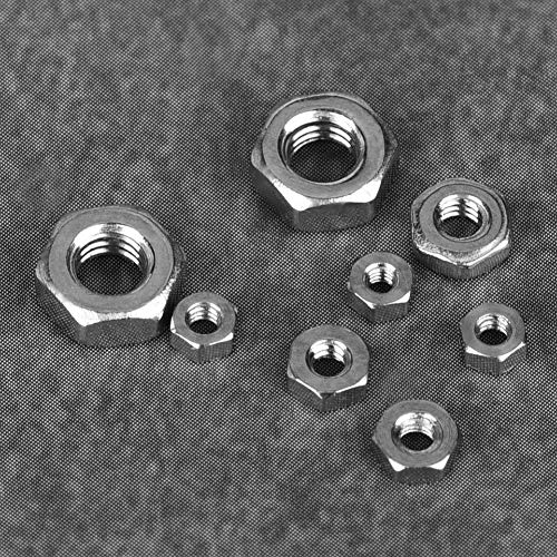 Hex Nut, 140 stuks Hex Noten, roestvrij staal M1/M1.2/M2.5/M3 Thread Hex Noten met Assortiment Box, Noot, Hex Noten 3