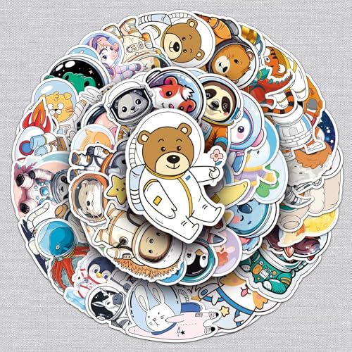 NASA Space Stickers voor tieners en volwassenen, 50 stuks, Science Fiction Universe, Vinyl Sticker Set, Auto, Motorfiets, Fiets, Skateboard, Snowboard, Bagage, Laptop, Koffer, Helm, Motorfiets