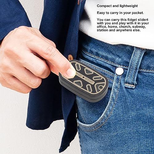 Draagbare Fidget Slider Fidgets voor volwassenen, Magnetische Fidget Slider, Meerdere angststoornis Desktop Stress Relief, Verjaardagsgeschenken voor vriend, echtgenoot en vader 3
