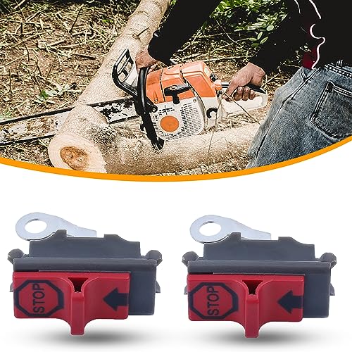 2 st. Kill Stop Switch Kit voor Husqvarna 136 137 141 142 36 41 50 51 55 268 272 281 288 254 257 394 395 kettingzaag